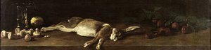 Naturaleza muerta con una liebre, 1863