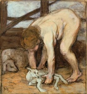 Desnudo con cabrito