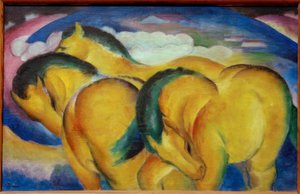 Los pequeños caballos amarillos