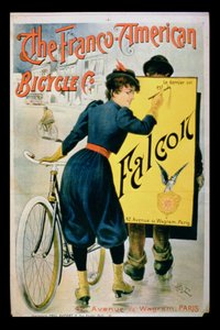 Póster publicitario de La Compañía Franco-Americana de Bicicletas, París