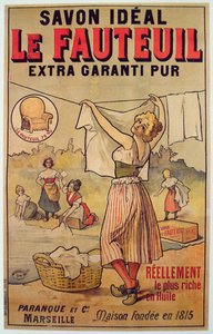Cartel para el jabón Le Fauteuil