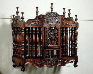 Cesta de pan estilo provenzal, Arles (madera)