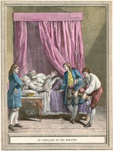 El anciano y sus hijos