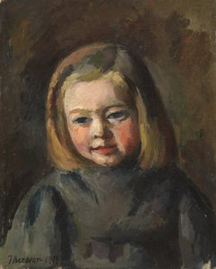 Cabeza de una joven, 1919