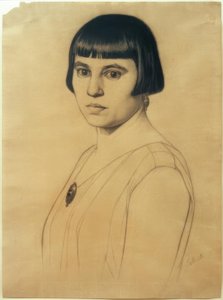 G.Scholz, Retrato de Elisabeth Scholz