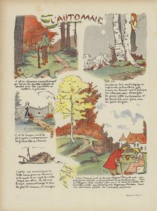 Otoño. Ilustración para Le Rire