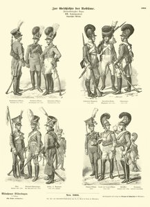 Uniformes militares bávaros, principios del siglo XIX