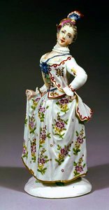 Figura de una dama de Fuerstenberg