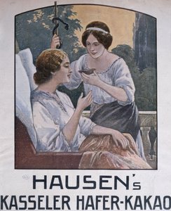 Póster publicitario de chocolate de Kassel, 1908