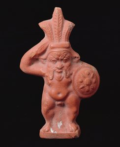 Estatuilla del dios doméstico egipcio Bes
