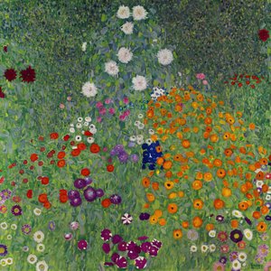 Jardín de la granja, jardín de flores, 1907