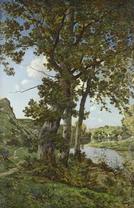 Los robles de Chateau-Renard, 1875