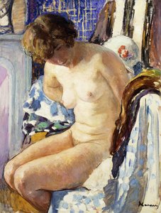 Desnudo Sentado