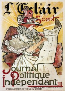 LEclair: Póster del Periódico Político Independiente, 1897