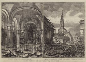 Las inundaciones en Buda-Pest, Hungría