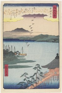 Gansos regresando a Katada, marzo de 1857