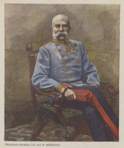 Francesco Giuseppe en su 70º cumpleaños