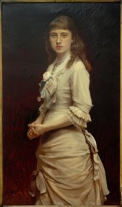 Retrato de Sofja Kramskaja, hija del pintor