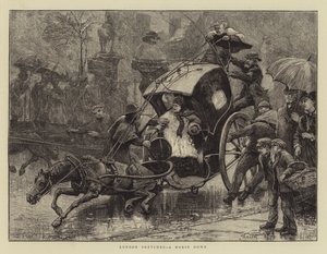 Bocetos de Londres, un Caballo caído