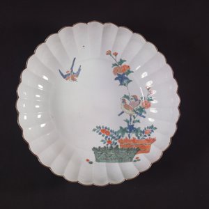 Plato grande Kakiemon, Periodo Edo