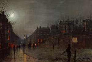 Volviendo a casa al anochecer, 1882