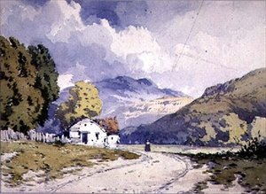 Un paisaje montañoso