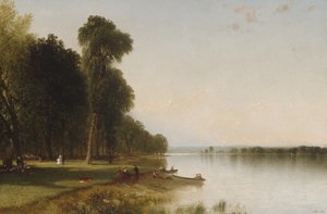 Día de verano en el lago Conesus, 1870