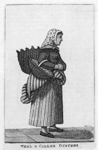 Chica de ostras de Newhaven (Edimburgo), 1812