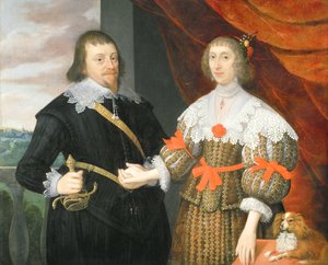 Retrato de un esposo y esposa