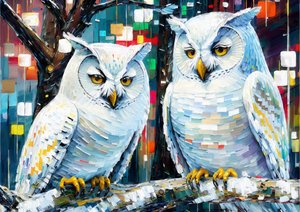 Animales: Lechuza blanca 1
