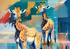 Animales jirafas 1