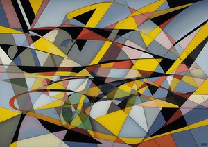 abstracto: curvas+triángulos_amarillo_plata 2