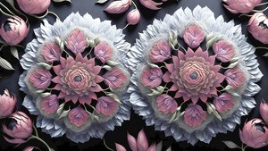 mandala: peonias-flores elementos_01