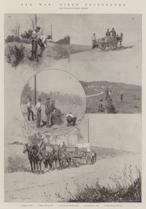 La guerra, telegrafía de campo