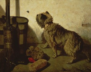 El perro y la mosca, 1856