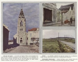 La Iglesia de Barcy, Barcy, Trincheras Francesas