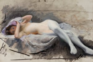 Desnudo reclinado, 1909