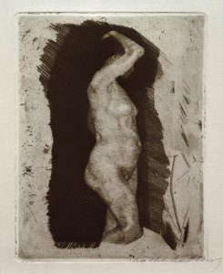 Desnudo femenino de pie