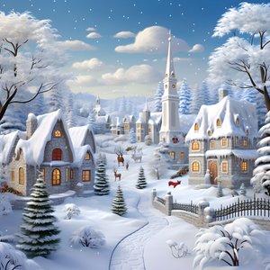Navidad nevada 3d 1