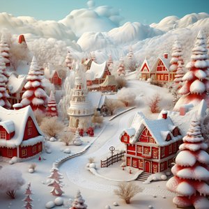 Navidad nevada 3d 4