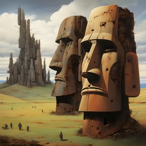 Moai 4 de la Isla de Pascua