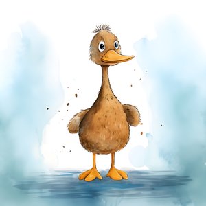 Pato en el campo 1