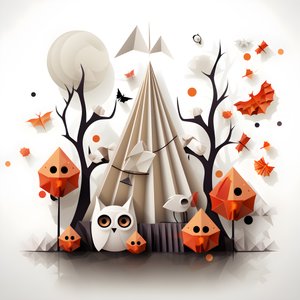 Tarjeta de felicitación para Halloween 2