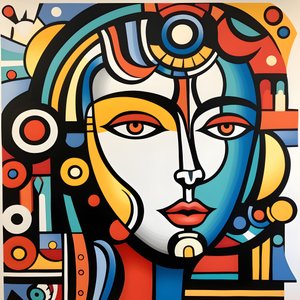 Reina mágica del invierno de colores 1