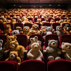 Millones de ositos de peluche en un cine 1