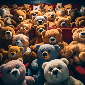 Millones de ositos de peluche en un cine 4
