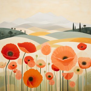 Amapolas en Toscana 2