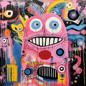una estridente pintura acrílica 2