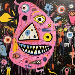 una estridente pintura acrílica 3
