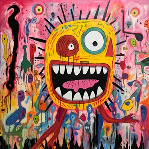 una estridente pintura acrílica 4
